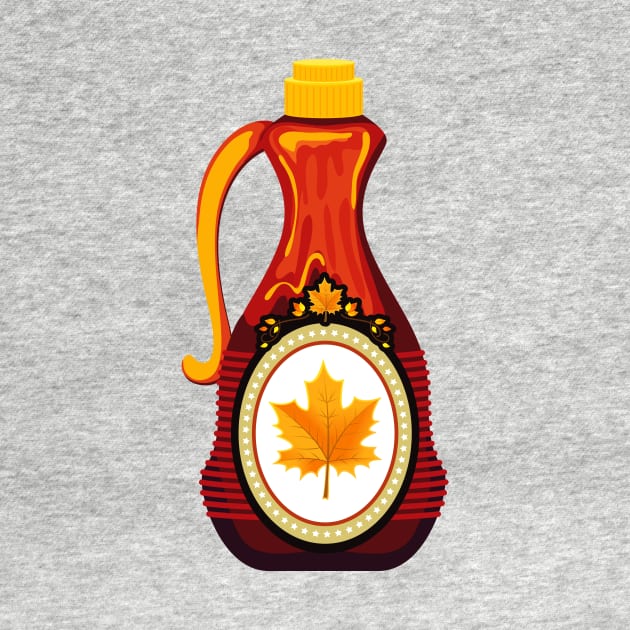 Cute Maple Syrup Bottle by SWON Design